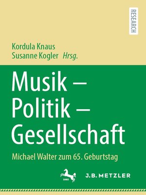 cover image of Musik – Politik – Gesellschaft